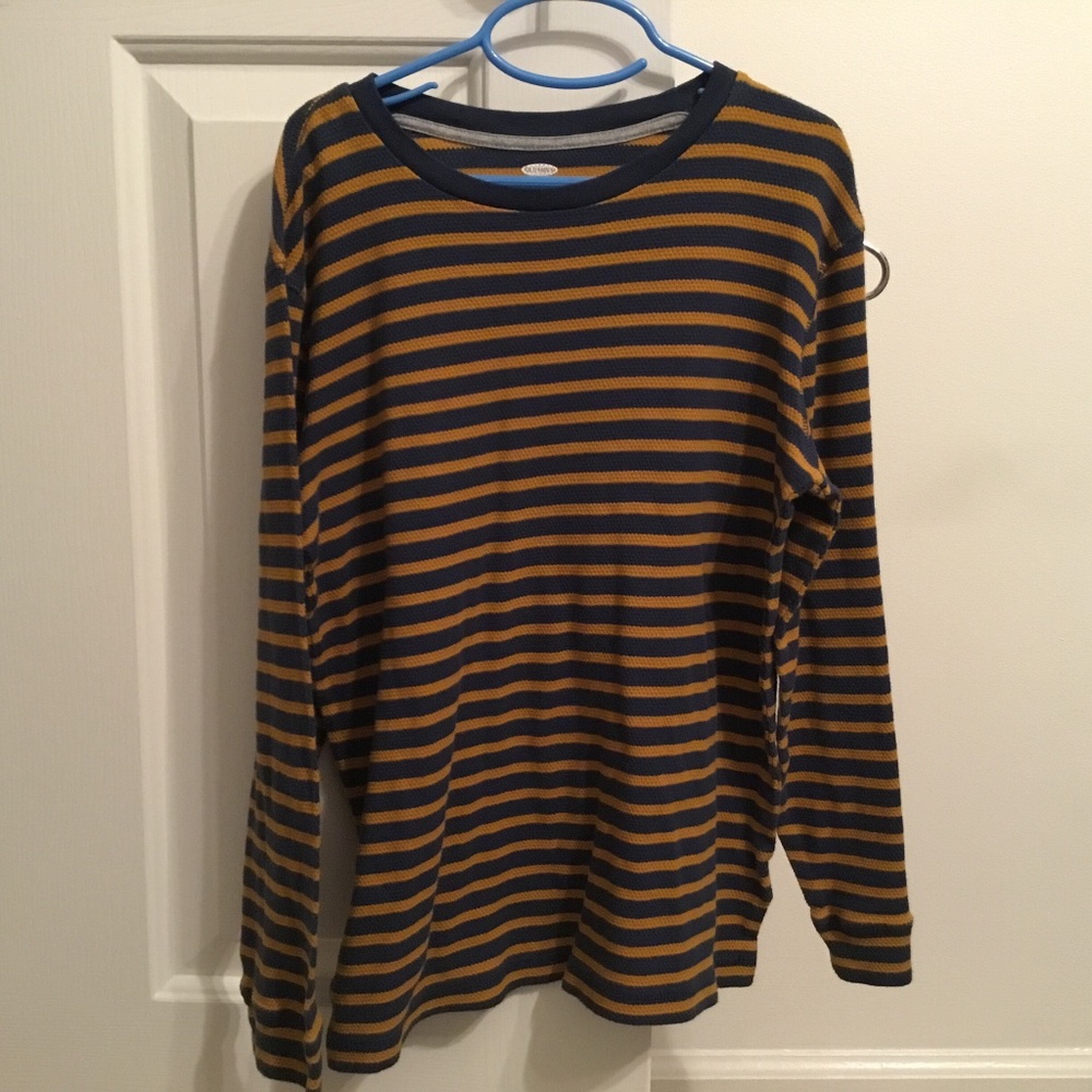 Old Navy Striped Thermal Long Sleeve